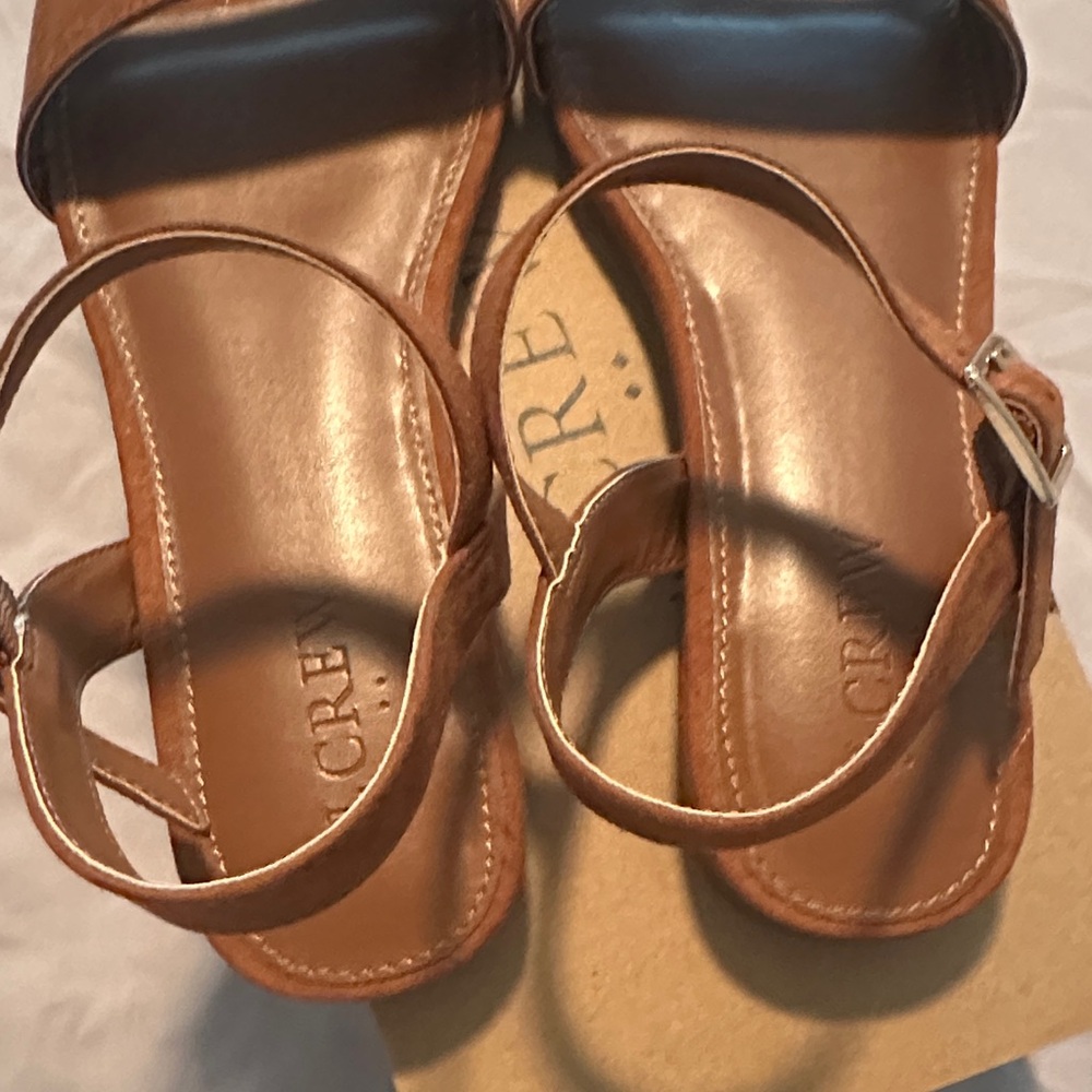 J. Crew Ankle Strap Sandals size 5.5 - Picture 3 of 5